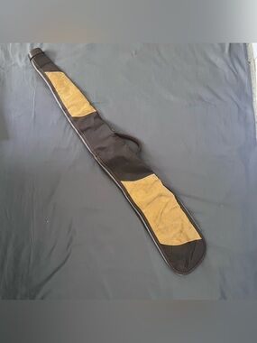 Vintage Rifle Shotgun Soft Case Faux Leather Carry Bag Equestrian Western Talon